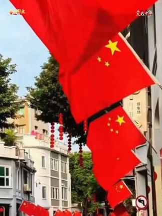 4号5号五星红旗斜插墙壁商铺门店面口灯杆国旗户外国旗壁挂免打孔#五星红旗#带杆五星红旗#五星红旗迎风飘扬 #我爱我的祖国#祝祖国繁荣昌盛@DOU+小助手