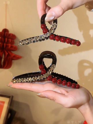 #头饰发夹高级感 #发饰头饰高级款 #网红发饰