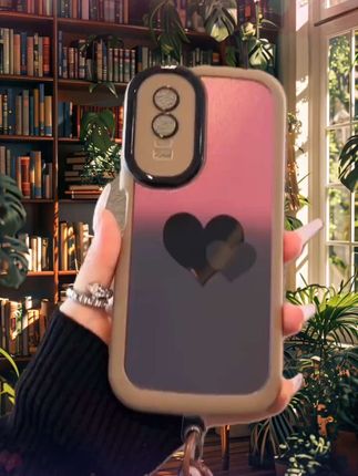 适用于【VIVO】Y76S/Y76/Y74S【5G】新款渐变黑粉双爱心手机壳。#vivoy76s手机壳 #vivoy76手机壳 #vivoy74s手机壳 #防摔手机壳 #这个手机壳真的长在我心巴上了 @DOU+小助手