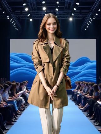 #时尚中长款风衣外套 #美不美你说了算 #日常搭配 #优雅气质 #女装穿搭