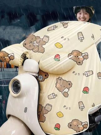 #电动车挡风 #挡风被