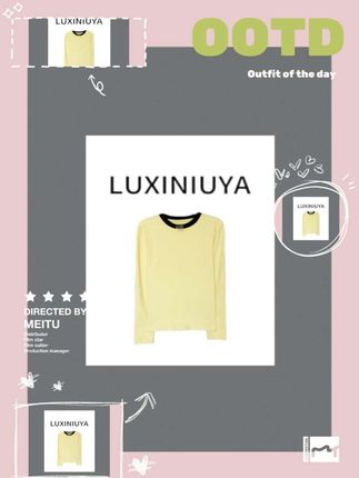 【LUXINIUYA】 莱赛尔+暖姜纤维 自主加热打底上衣#女装穿搭 #女装 #打底衫 #显白又减龄 #上衣