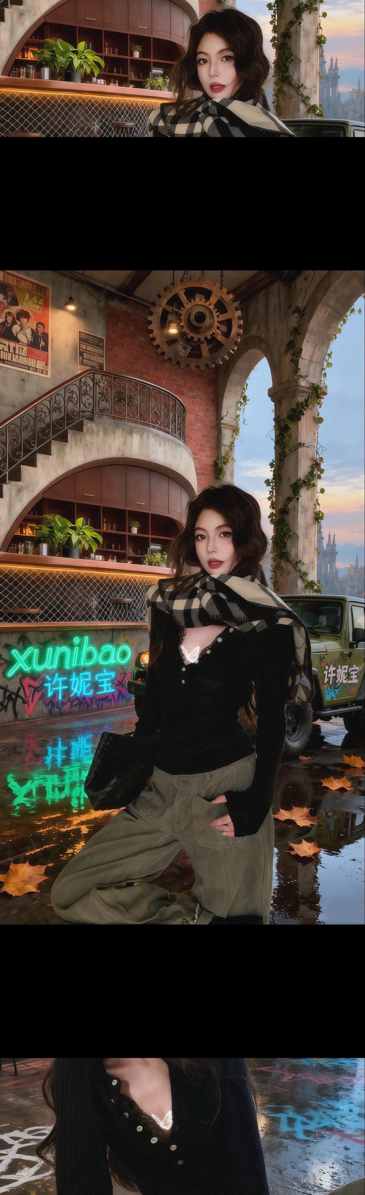 #黑色系穿搭 #时髦 #辣妹穿搭