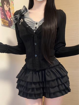如果思念的尽头是重逢就好了 #早秋穿搭 #ootd穿搭 #辣妹穿搭 #少女感 #谁穿谁好看
