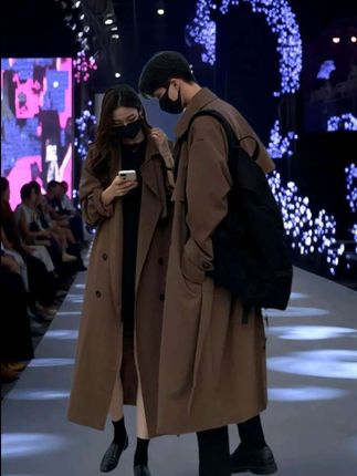 #高级感穿搭 #“情侣们快看这组咖色风衣!经典廓形超有质感,不管是单穿还是情侣搭配都很出挑,日常通勤、约会逛街都能穿,穿上秒变时尚达人,这种百搭又有格调的单品,你确定不入手一件?”@抖加🔥上热门🔥dou+🔥热点宝