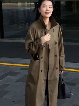#气质风衣穿搭 #穿出高级感