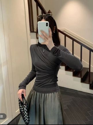 #女装 #简约大气 #女装打底衫 #洋气百搭 #打底衫显瘦