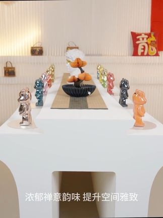 十八纸中岛货架展示柜线下实体珠宝产品样品摆放中式陈列长桌宋韵#创意 #设计 #简约 #家居 #展览架