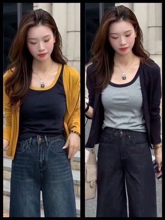 #森系少女感穿搭 #中性风入秋穿搭灵感#早秋穿搭公式来了#如果上班都穿流光高智风 #早秋不费力显贵穿搭@DOU+小助手