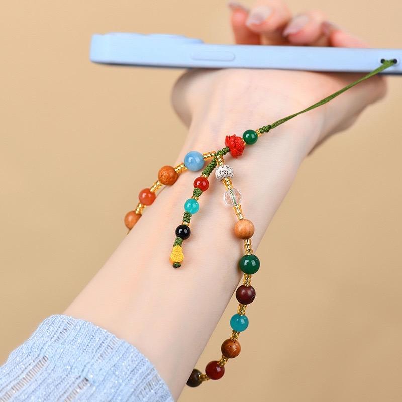 多宝手机链#天然水晶 #原创手作 #古风饰品 #秋季新款#开学季