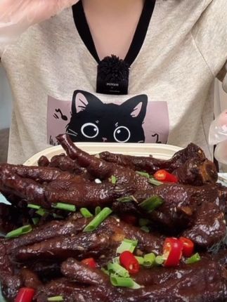 小食童川式辣卤鸡爪500克/罐开袋即食网红休闲零食顺丰包邮#好吃#嘎嘎好吃 #热卖中的爆款