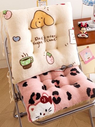 四季适用方形椅子坐垫家用教室学生凳子榻榻米地板垫暖垫子防滑