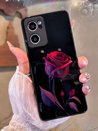 适用于【OPPO Reno7】暗红玫瑰简约创意手机壳 全包钢化玻璃 防摔女款#创意手机壳 #opporeno7手机壳 #防摔手机壳 #网红手机壳 #这个手机壳真的长在我心巴上了