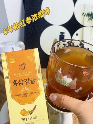 #锦山大东#韩国原装进口#6年根红参浓缩液