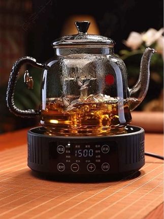 茶友 能陪一杯吗 迷你电陶炉茶炉煮茶器家用小型多功能保温#电陶炉 #煮茶器 #煮茶壶 #养生壶 #玻璃茶壶