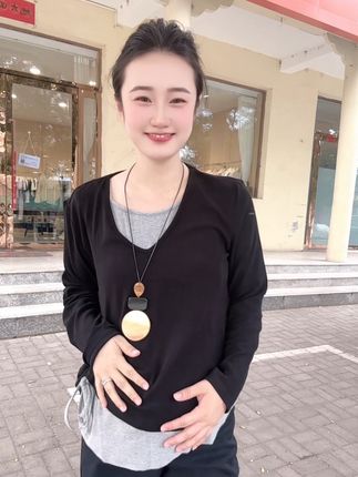 秋天快乐 #哺乳衣 #穿搭