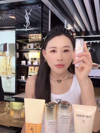 MISSVNINE菁纯柔肤金钻粉底液 38g+试用装+粉扑#美妆#粉底液#女生必备