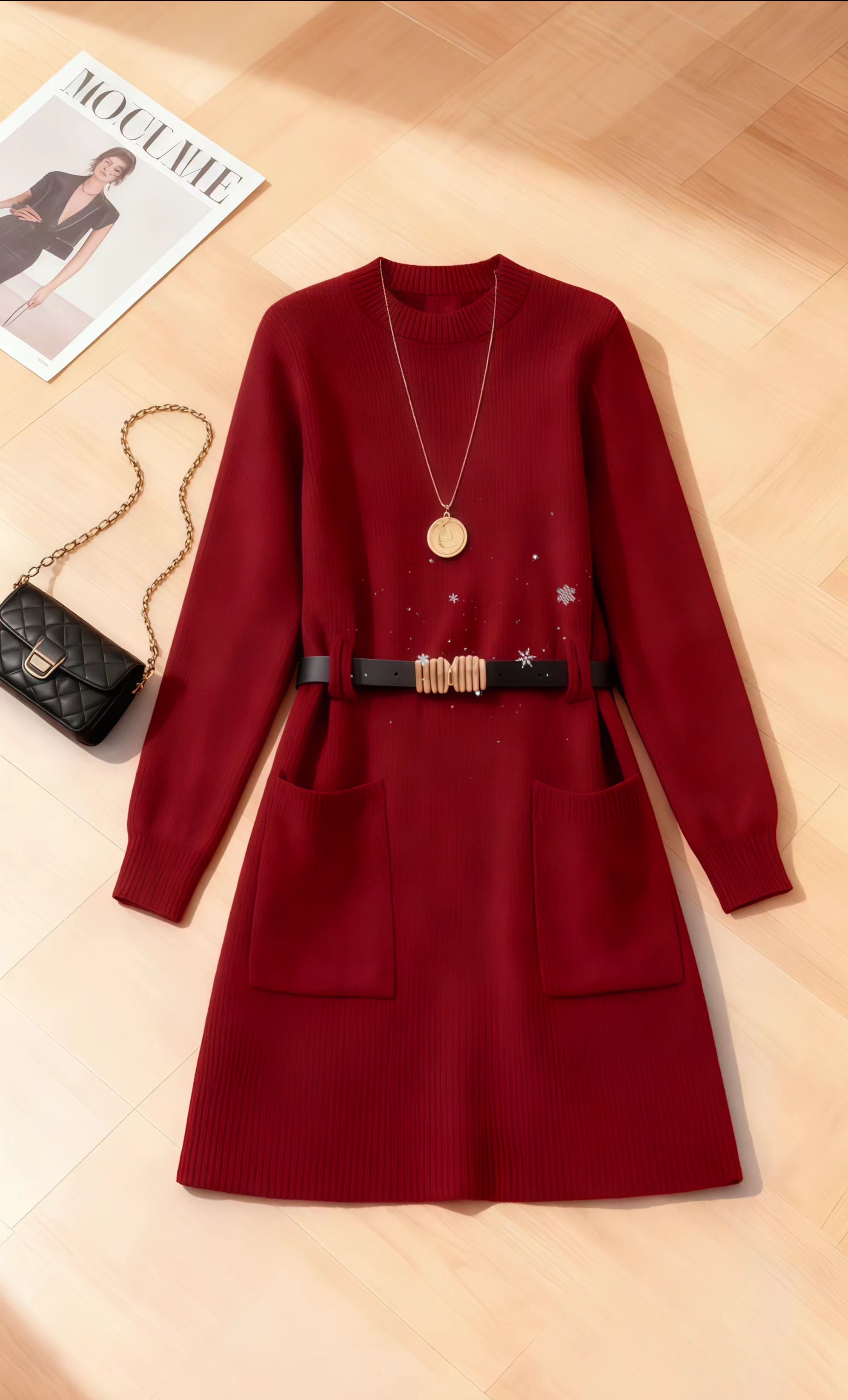 #秋冬穿搭 #时尚气质穿搭 #红色系 #高级感穿搭 #高端大气