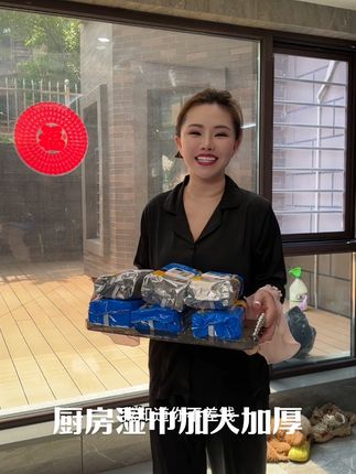 巨无霸厨房湿巾加大加厚清洁去油#厨房好物 #厨房湿巾
