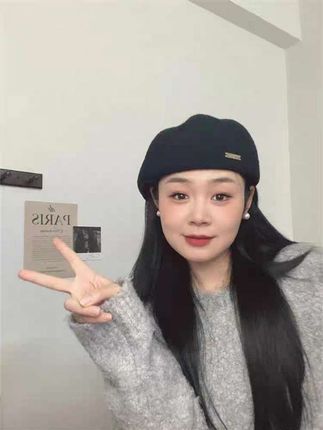 #帽子 #帽子控小姐姐 #贝雷帽 #针织贝雷帽 #时尚帽子推荐