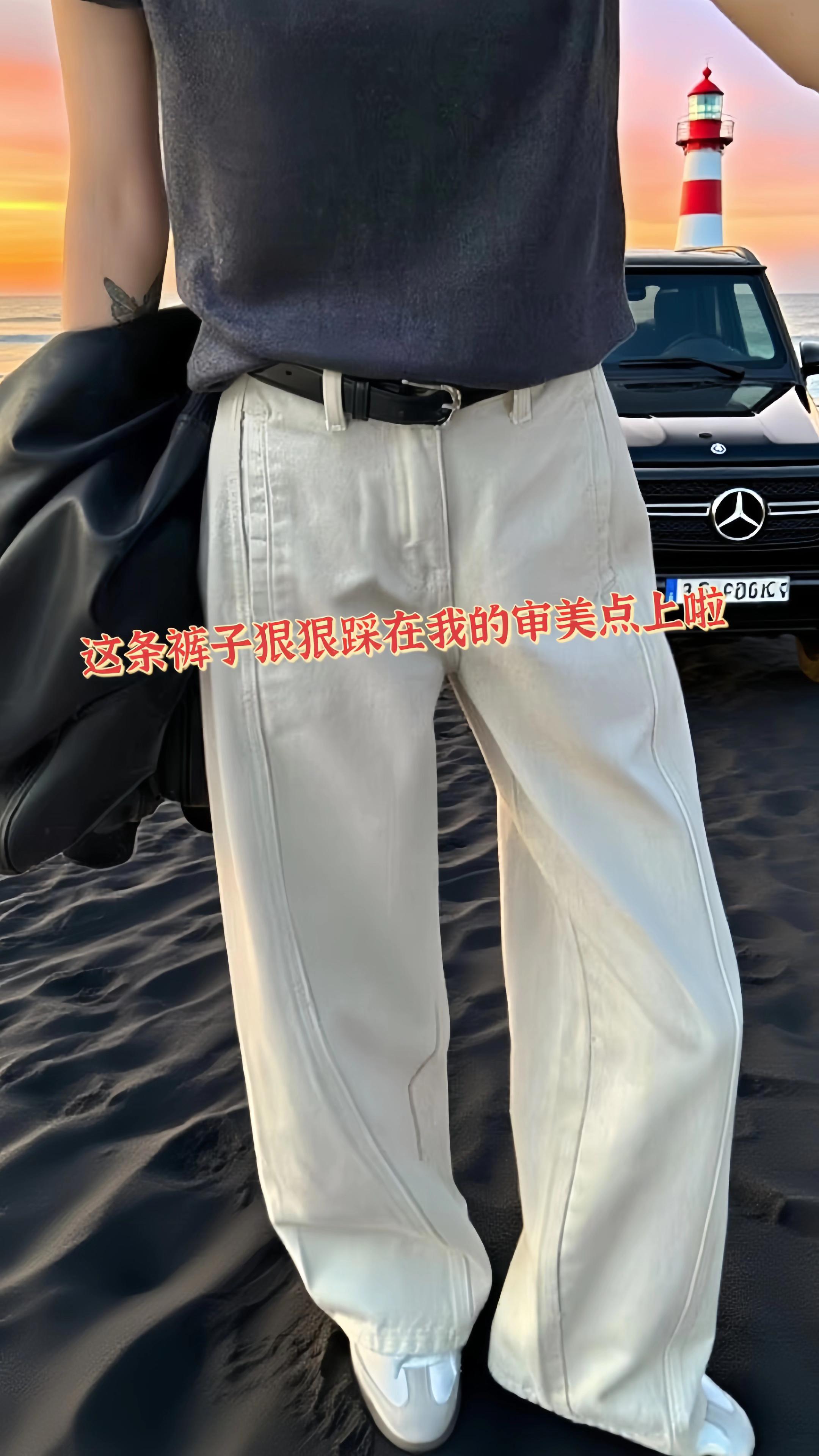 秋天的第一条阔腿牛仔弯刀裤。#随机穿搭挑战 #秋日万能阔腿裤穿搭#阔腿牛仔裤 #穿搭穿搭