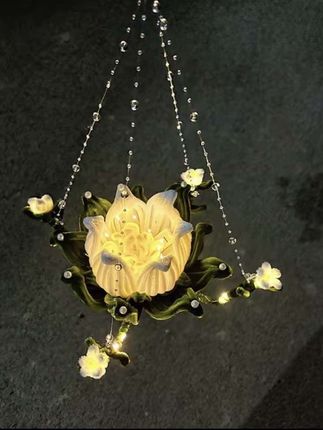 #铃兰花灯扭扭棒 #花灯 #手工diy #中秋节礼物 #扭扭棒
