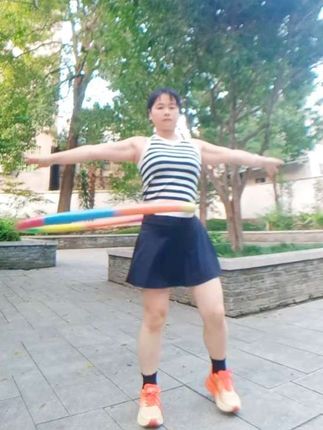#户外运动#健身#呼啦圈 #瘦腰#瘦肚子