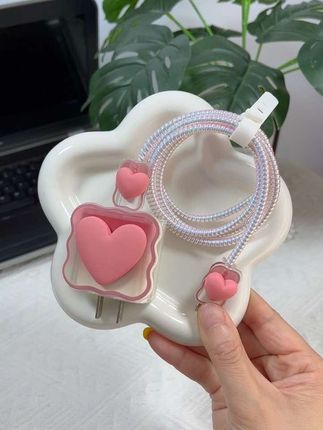 适用苹果16iphone14/15promax13#数据线保护套 原装20W使用可爱便携#充电器保护套 #少女心好物 #颜值好物 #敲可爱