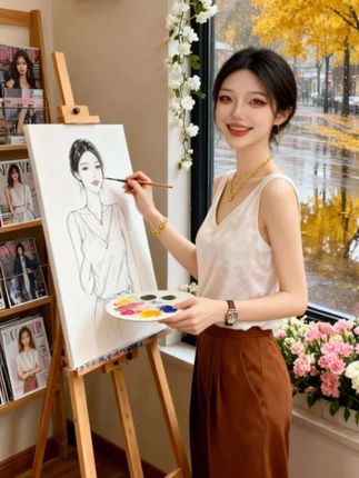 被问爆的“新国风作弊背心”!海边被追着要链接 “在海边喝咖啡,邻座姐姐追着问我背心链接……”   以前我总觉得吊带太挑人,直到挖到这件新国风小马提花缎面背心——天呐,V领把肩颈线衬得像天鹅颈,缎面光泽在海边阳光下像会发光,小马提花暗纹又藏着国风细节,配棕褐色半裙,往海边木栈道一站,朋友说我“把东方雅致和现代高级感揉在一起了”。   更绝的是它巨百搭,外穿能hold住海边度假风,内搭西装、开衫又秒变职场精致girl,丝滑面料贴身穿也舒服,现在出门再也不怕“穿什么”,一件背心盘活整个衣柜,新国风爱好者真的闭眼冲~   #新国风穿搭 #缎面吊带 #外穿背心 #海边穿搭 #百搭打底衫