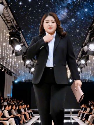 #大码女装#职业装#西装#套装