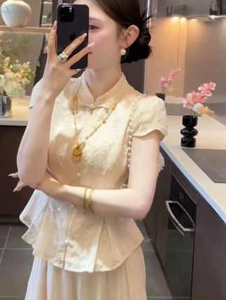 #新中式穿搭 #新中式国风 #穿美裙赴夏日之约 #国风古韵#美出高级感