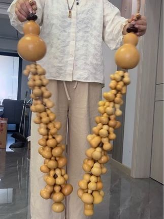 房子可以不用很贵,但是一定要有一件很高级的挂件,悬挂在家里办公室茶室,高贵而雅致#天然真葫芦 #葫芦挂件 #葫芦寓意福禄 #入户玄关 #送人送礼