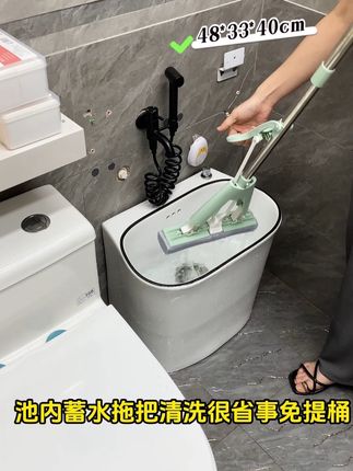 卫生间必备的清洁神器,刷鞋洗拖把样样行!#卫生间拖把池 #拖把池 #家用拖把池