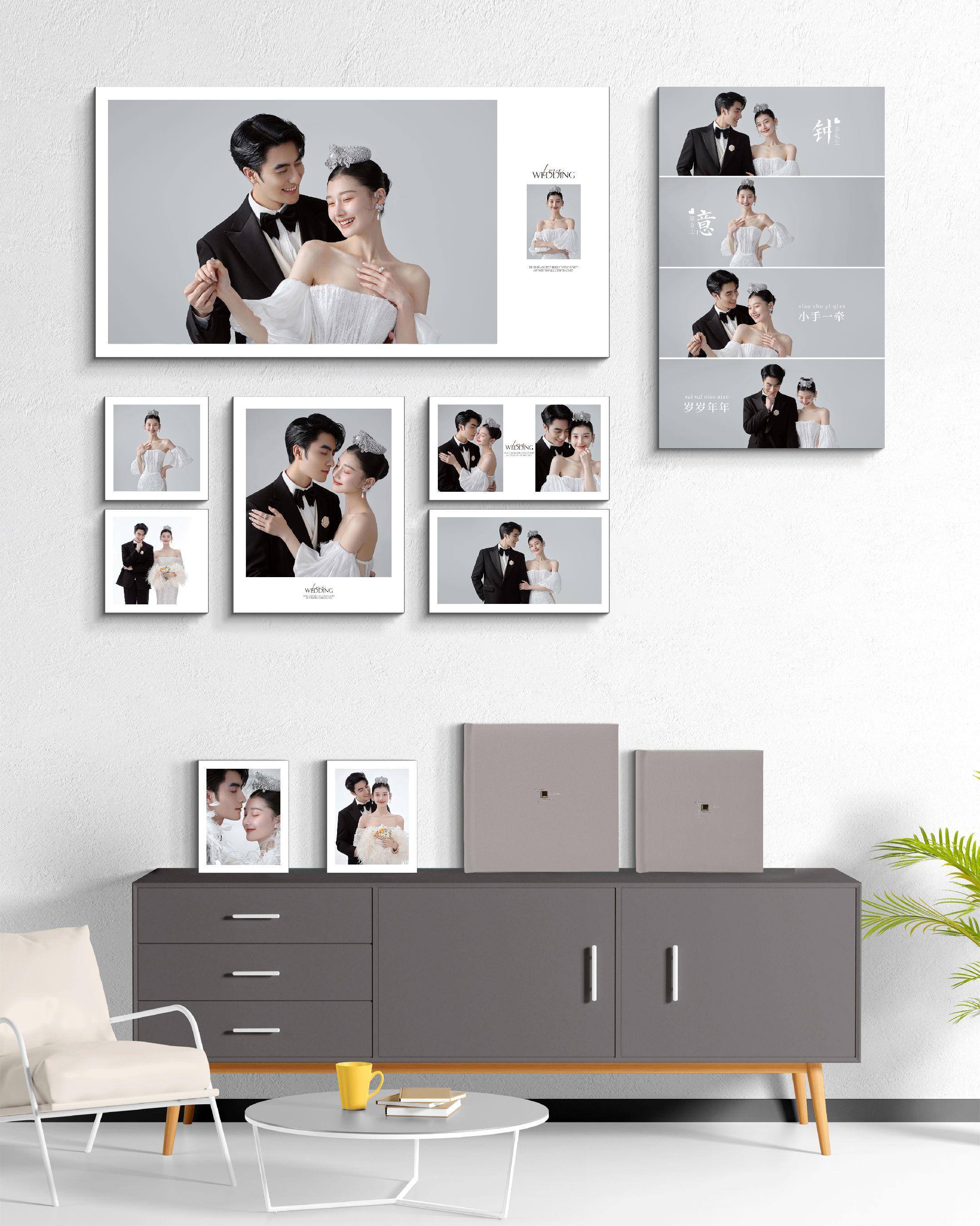 高端组合相框定制。#婚纱照 #它是你们爱情的见证者,也是你们美好回忆的守护者。#婚纱照相框相册摆台定制#让爱永恒定格#强烈推荐
