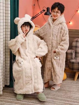 #睡衣家居服 #儿童家居服 #儿童睡袍 #儿童浴袍 #秋冬儿童睡衣