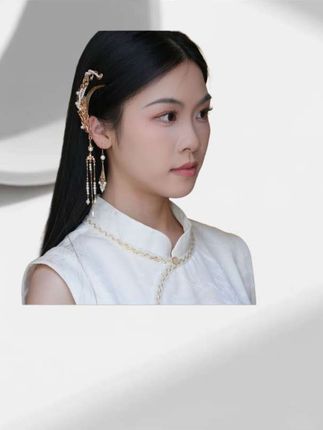新中式和国风周边是真的绝美!随手一夹都美的不可方物#发夹怎么夹才好看