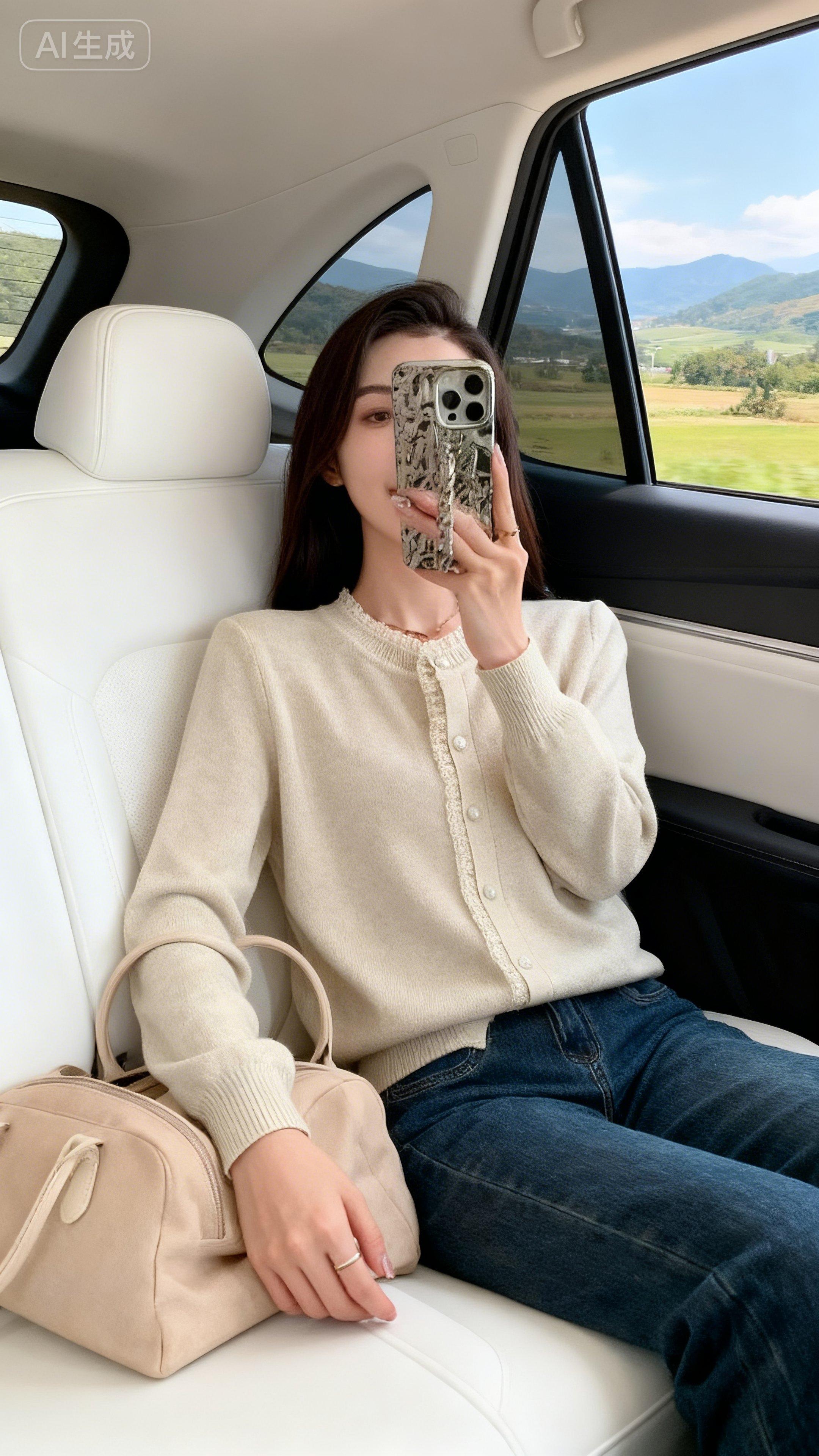 #针织衫 #春秋穿搭 #慵懒风穿搭 #通勤搭配 #谁穿谁好看