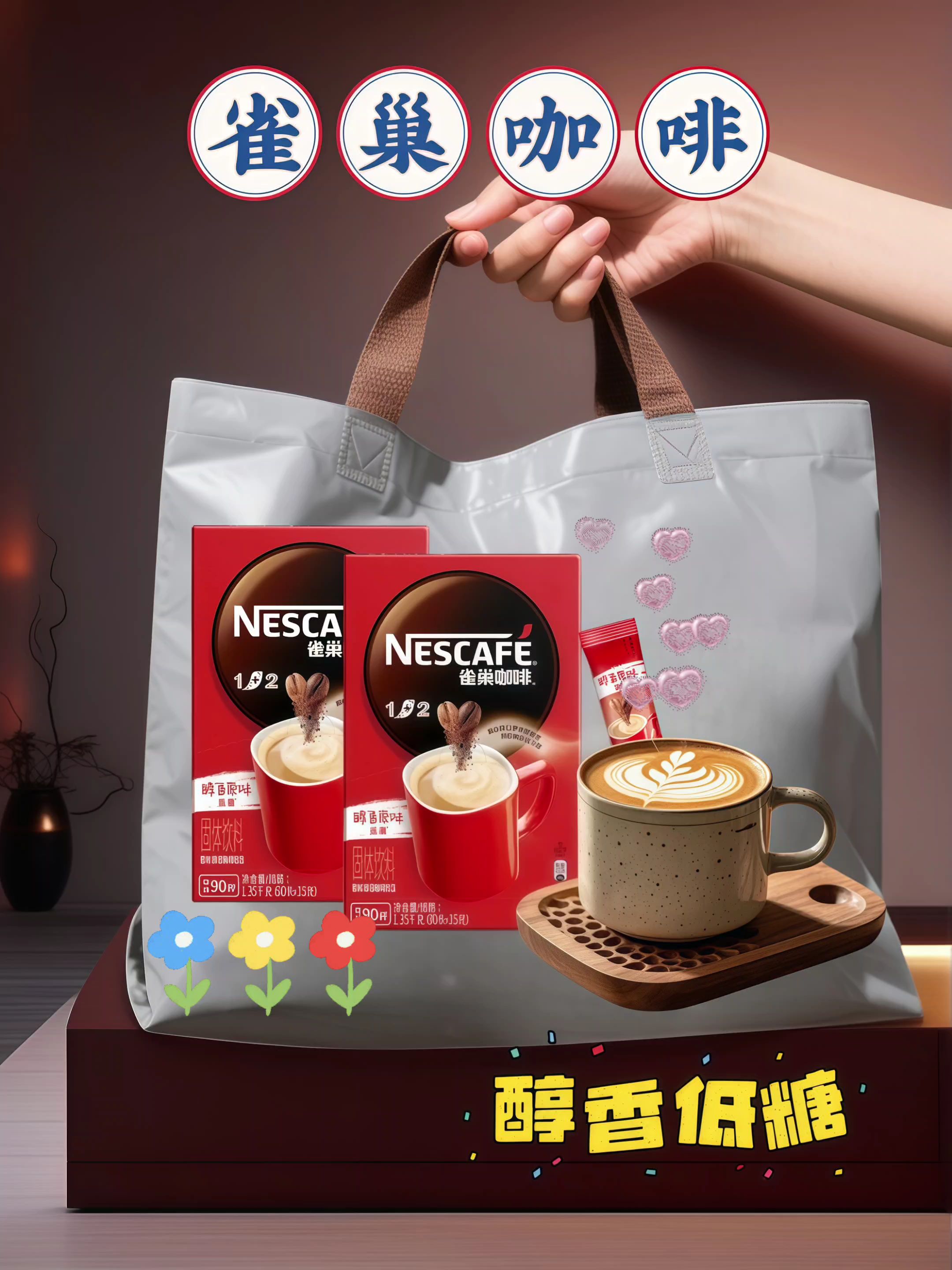 雀巢醇香低糖原味咖啡。#咖啡 #超便宜超划算 #仙女都在喝什么 #好物推荐🔥 #好喝不贵