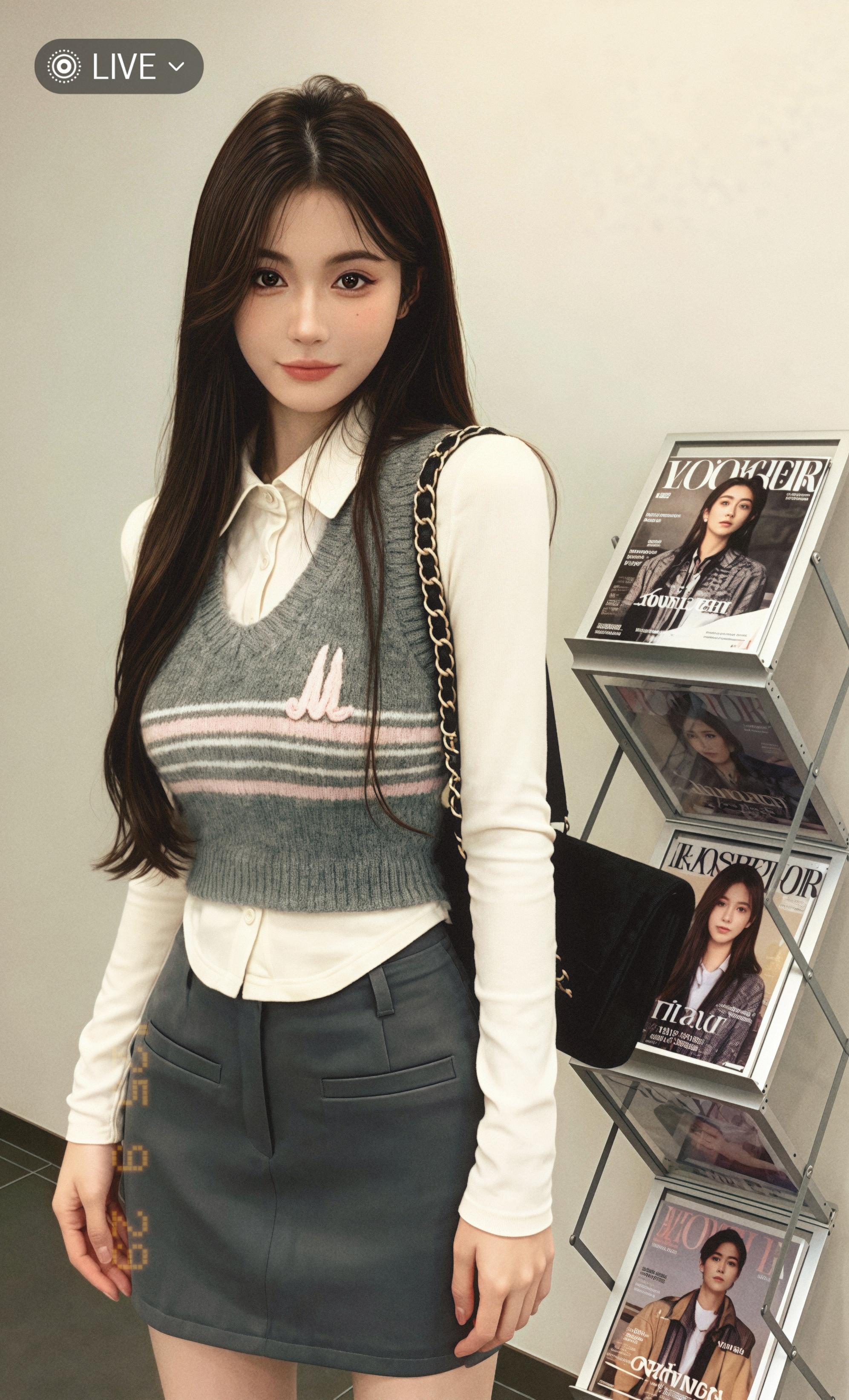 午后的咖啡店,空气里漫着咖啡的醇香。林晚靠在吧台,指尖无意识地拨弄着发尾,目光却被杂志架旁的身影吸引。 上周,也是在这个角落,他帮她捡起掉落的杂志,指尖的温度轻轻掠过她的手背。此刻,他正站在门口,逆着光,眼神穿过人群,直直落在她身上。 林晚慌忙收回目光,将手插进裙兜,耳尖悄悄红了。风从玻璃门缝隙钻进来,吹动了杂志架上的刊物,也吹动了她心底那簇小小的涟漪。她知道,这个午后,或许会有故事悄然开始。#这也太好看了 #时髦穿搭 #美爆了 #早秋穿搭 #潮流时尚穿搭 @抖加🔥上热门🔥dou+🔥热点宝