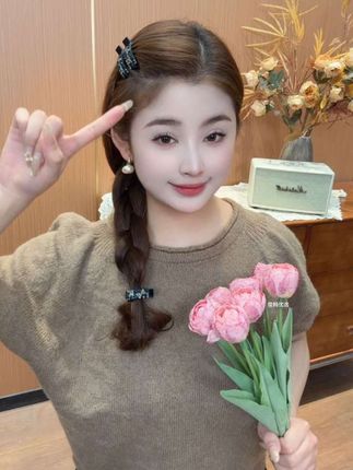 轻松打造蓬松高颅顶的刘海发夹,精致又闪耀,不挑年龄发量都可以用,超好看!#头饰发饰 #刘海夹 #刘海抓夹 #侧边刘海夹 #碎发整理
