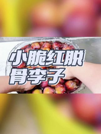 如果你没有吃过这个小脆红李子,一定要品尝一下,你一定会说好吃#应季水果 #快来一起尝个鲜 #优质水果