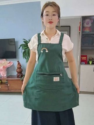 #上班干活围裙 #棉布围裙#厨房围裙#大口袋围裙#耐磨耐脏围裙