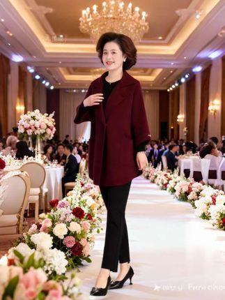 #婚礼妈妈礼服 #中老年穿搭 #时尚妈妈装 #婚庆礼服 #抖音创作灵感