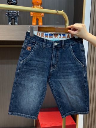 蓝色清爽干净男士穿搭 吸湿排汗里衬,高品质五分短裤#夏季薄款 #面料柔软舒适 #谁穿谁好看 #牛仔短裤男 #好物推荐🔥