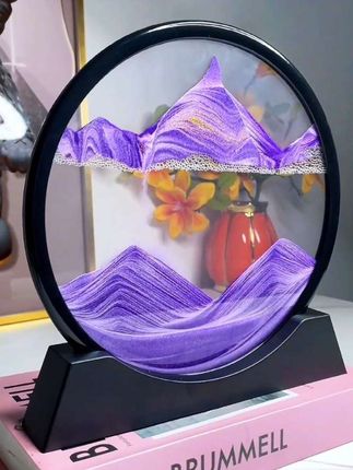 每次翻转沙画盘,流沙缓缓落下,时间仿佛静止了,解压又治愈。#家居摆件 #摆件 #流沙画 #解压流沙画摆件 #办公室摆件