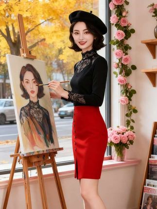 #打底衫 #气质穿搭 #内搭外穿都好看 #大码女装 #修身显瘦