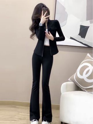 #显瘦穿搭 #套装 #显高显瘦显腿长 #辣妹穿搭 #时尚女装