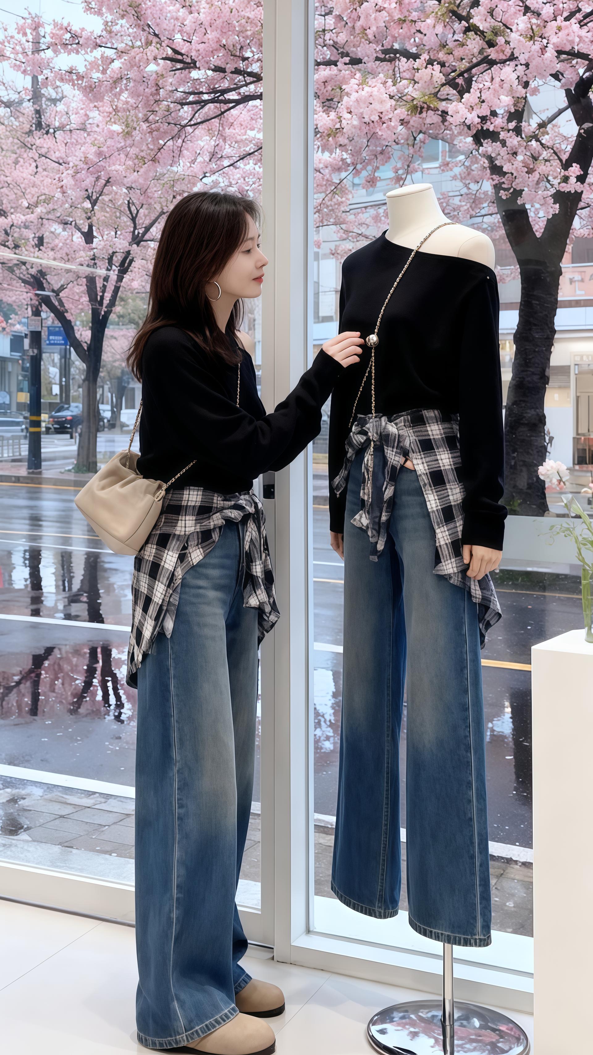 #通勤搭配 #韩系穿搭 #早秋穿搭 #穿搭小心机 #梨形身材穿搭