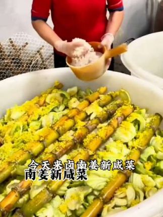 南姜新咸菜好吃人人爱配粥配饭都够沙嘴#南姜新咸菜#咸菜#潮汕特产#南姜咸菜