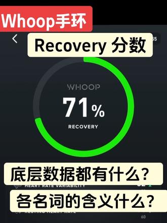 Whoop Recovery圆环底层数据名词含义乐科普 Whoop Recovery 恢复分数
到底鼬哪些指标构成和影响
各指标都是什么意思
今天一个视频讲清楚
#whoop手环 #whoop恢复分数 #whoop指标数据含义#智能穿戴设备